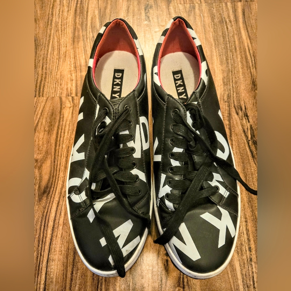 DKNY Men's Sam Logo Sneakers, Size 11.5